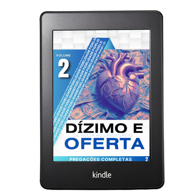 COMBO VOLUME 1 E  2 - DÍZIMO E OFERTA - DE VOLTA AO GASOFILÁCIO -COMBO DE PREGAÇÕES